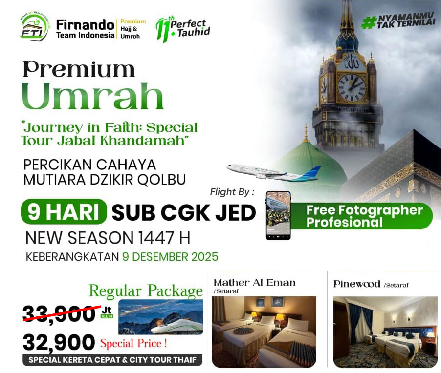 Banner Paket Umroh Reguler Fitrah Tour