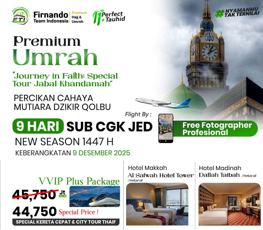 Banner Paket Umroh Reguler Fitrah Tour