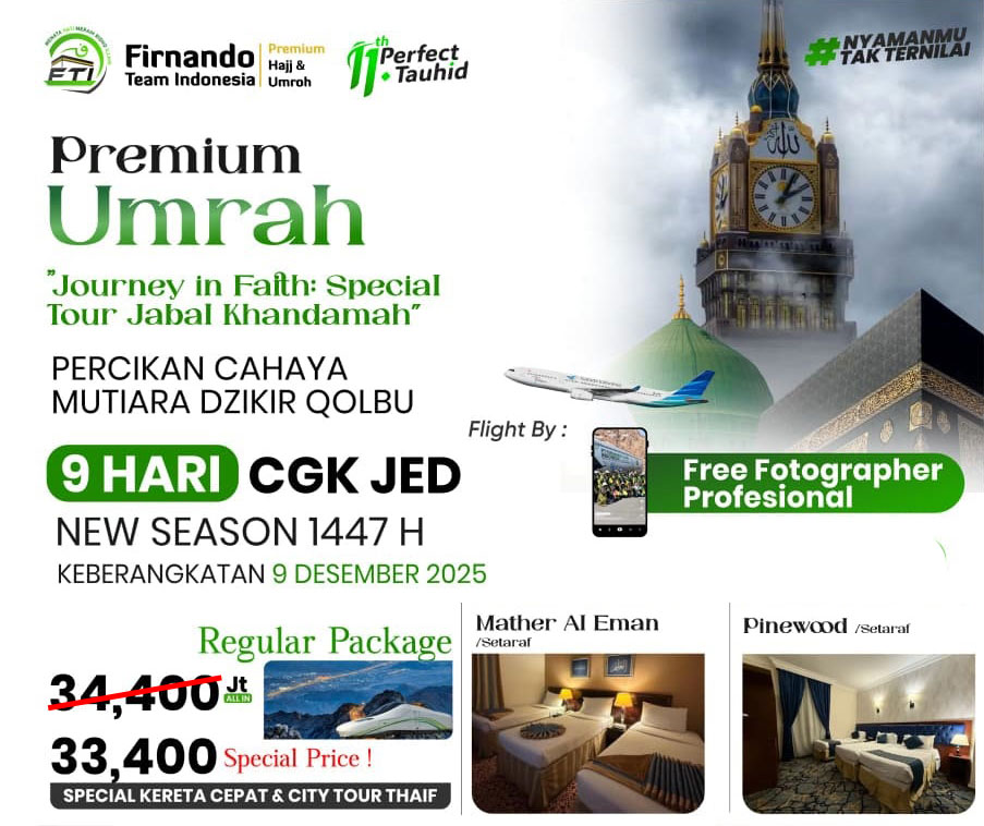 Banner Paket Umroh Reguler Fitrah Tour